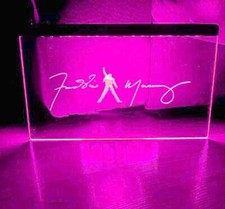 Enseigne lumineuse néon LED Freddie Mercury Music pour bar à bière pub club c...
