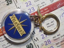 Porte cle bourbon vélo Solex VeloSolex bleu foncé rond très bon état