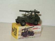 DINKY TOYS, jeep canon sans recul 106SR militaire ref 829 L