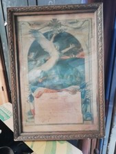 allégorie Militaire WW1 14-18, MARÉCHAL PETAIN signature authentique, Militaria