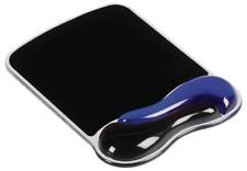 Duo Gel Vague Ergonomic Souris Tapis, Bleu/Noir - 62401