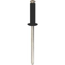 10 RIVETS POP RIVET NOIR 4X16 immatriculation auto moto quad scooter etc