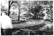 G359 Ford Mustang. Course auto Allemagne 1970. Photo argentique 10x7 cm