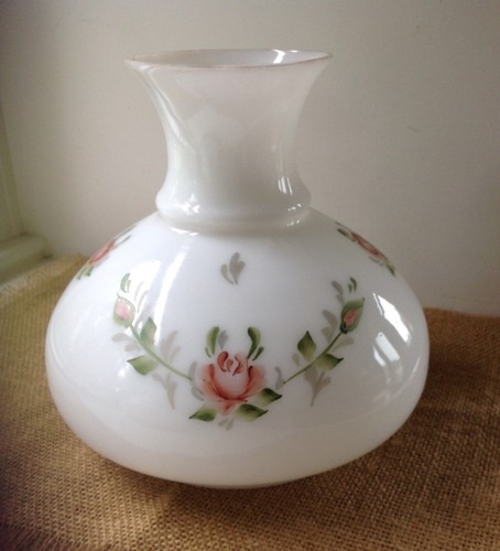 Antique hand painted milk - painted,