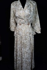 Vintage 1940's Long Rayon