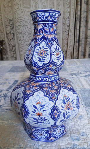 Vase panse octogonale - à,