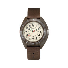 Montre militaire de campagne BENRUS Type III Olive/Ivoire édition limitée nou...