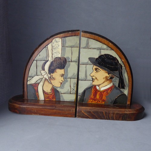 Paire serre livres bois - serre,