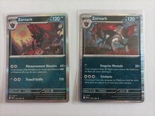 Cartes Pokémon Zoroark SFA 032/064 et WHT 062/086 Holo Rare Neuve ??