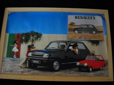 AFFICHE POSTER RENAULT 5 TS  - R5 TS