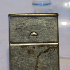 GILLETTE ETUI PORTE LAMES DE RASOIR ANCIEN GILLETTE COUPE CHOU BARBIER