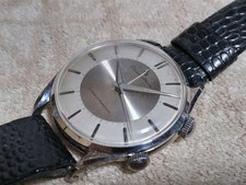 CITIZEN Alarme 4H 1507060 Homme Remontage Manuel Rond Argent W34mm Cuir Analo...