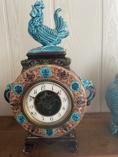 PENDULE EN ÉMAUX JULES