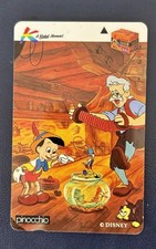 1990's Kodak Disney's Singapore phone card Télécarte Disney Pinocchio