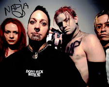 GFA Charbon Chambre Bande Nadja Peulen Signé 8x10 Photo Proof COA