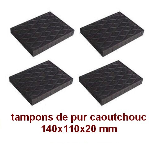 Tampons pur caoutchouc - x,