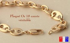 bracelet gourmette luxe grain