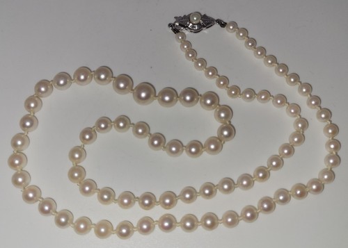 Collier perles culture - perles, de