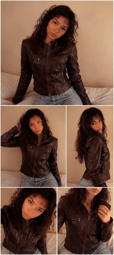 Veste vintage biker redskins - biker,