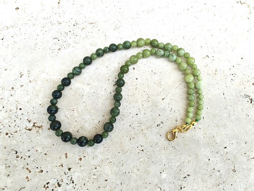 Collier jade vert - , 40