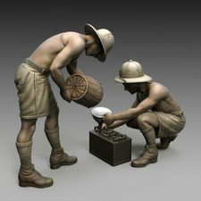 1:35 lot 2 figurines en