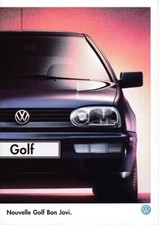 Catalogue Brochure VW Golf Bon Jovi 09/1996 France