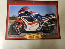 Carte Fiche Moto Passion Édition Atlas HONDA VF 1000R
