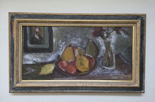 Huile sur panneau bois - , nature