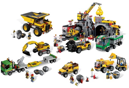 Lego city mining - city,