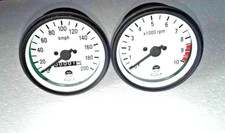 YAMAHA RD250 RD 350 SPEEDOMETER & TACHYMETER SET -RPM METER CLUSTER