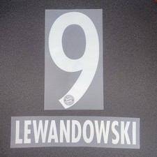 Nameset Flocage Bayern De Munich, 2014 2015 2016 2017 Lewandowski FC Barcelone H