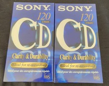 Lot de 2 Cassettes VHS SONY