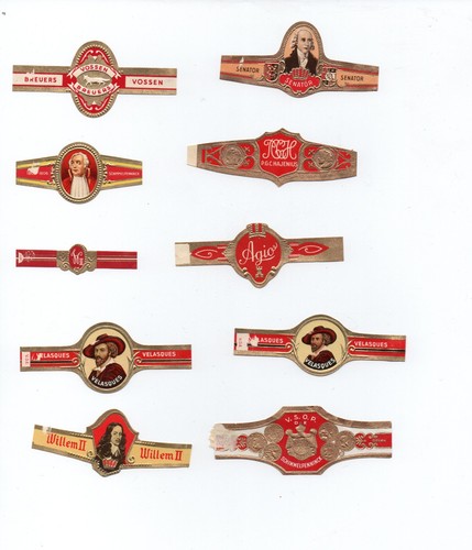 Lot bagues cigares - de,