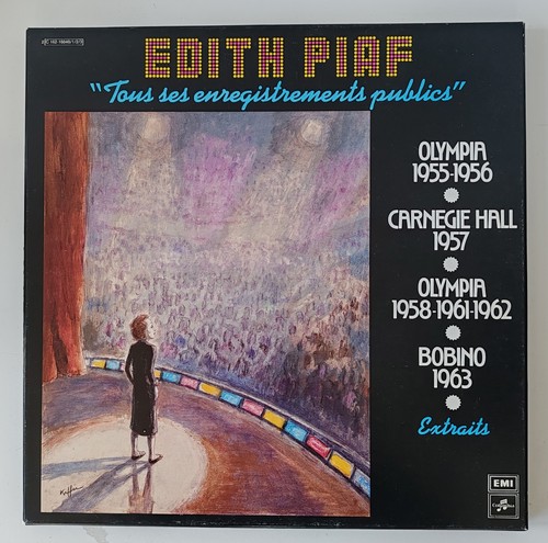 Coffret 4xlp edith piaf - coffret,