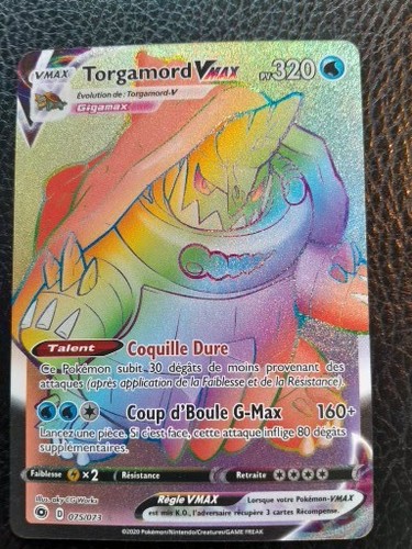 Carte pokémon torgamord vmax - carte,