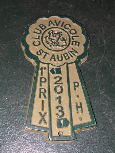 Plaque alu clube avicole - clube, st