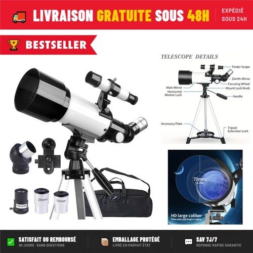 Télescope astronomique 70mm - astronomique,