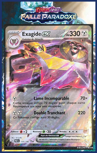 Carte pokémon exagide - pokémon, ex