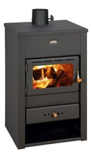 Poêle compact PRITY K2 brûleur à bois haut rendement 10,4 kW classe énergétiq...