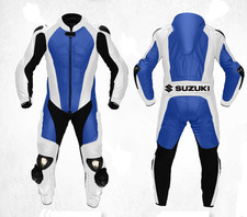 Homme Suzuki tenue moto cuir