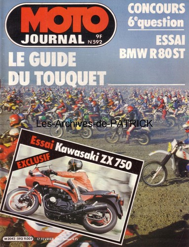 Moto journal 592 bmw r80 - 592,