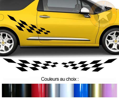 Bandes damiers pour - x,