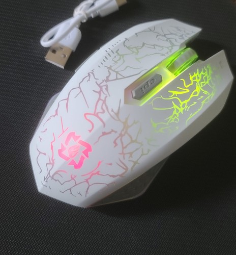 Souris gaming sans fil - , blanche