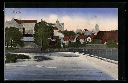 Carte postale colditz partie - carte,