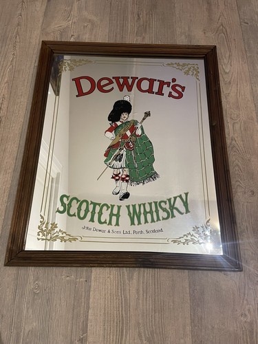 Miroir vintage dewar - vintage, dewar’s