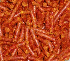 [4,99€/100g] PAPRIKA BÂTONS Granulé de bois crevettes Silures Nourriture poisson