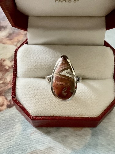 Marquise ancienne bague agate - marquise,