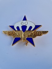 Insigne militaire 1er RCP 60 ème anniversaire numéroté 722