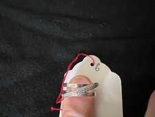 Bague anneau triple pave croisé authentique PANDORA argent 925 taille 50 (6