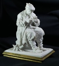 Sculpture mendiant n°24 de Jacques Callot biscuit de Saxe Volkstedt - époque XIX